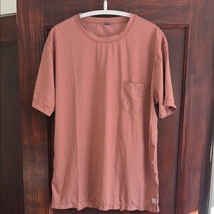 Vuori Men's Short Sleeve Tee in Rust XL